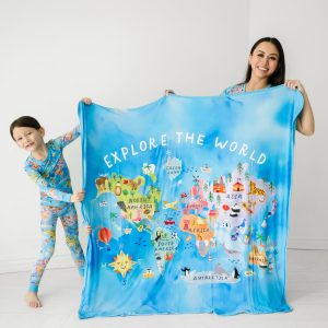 Around The World Large Cloud Blanket®