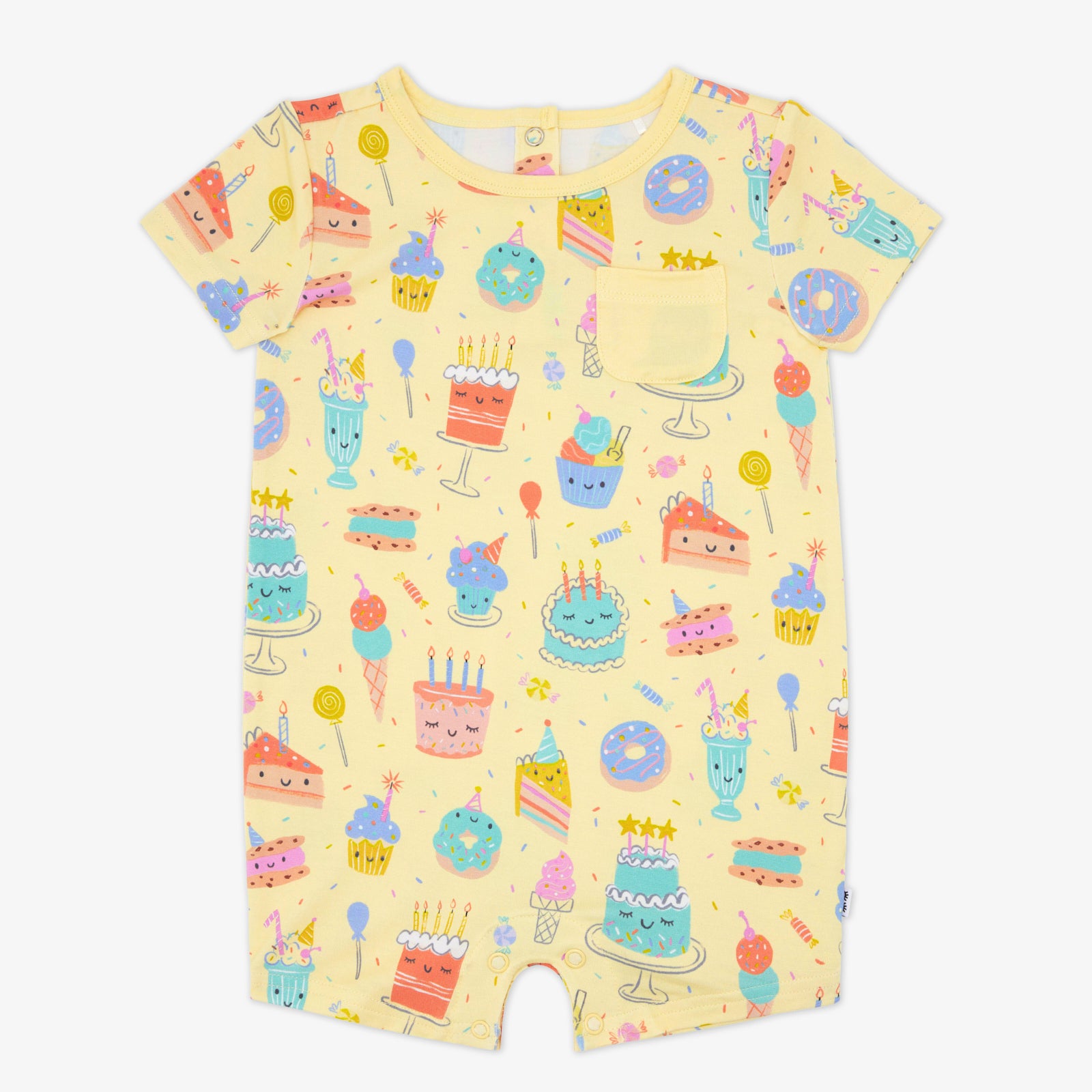 Frosted Fun Pocket Shorty Romper - Image 3
