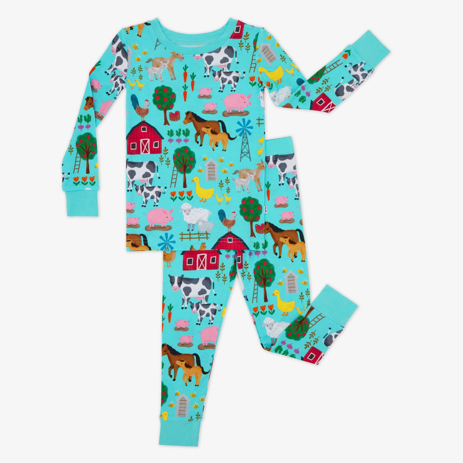 Blue Farm Fam Two-Piece Pajama Set - Image 3