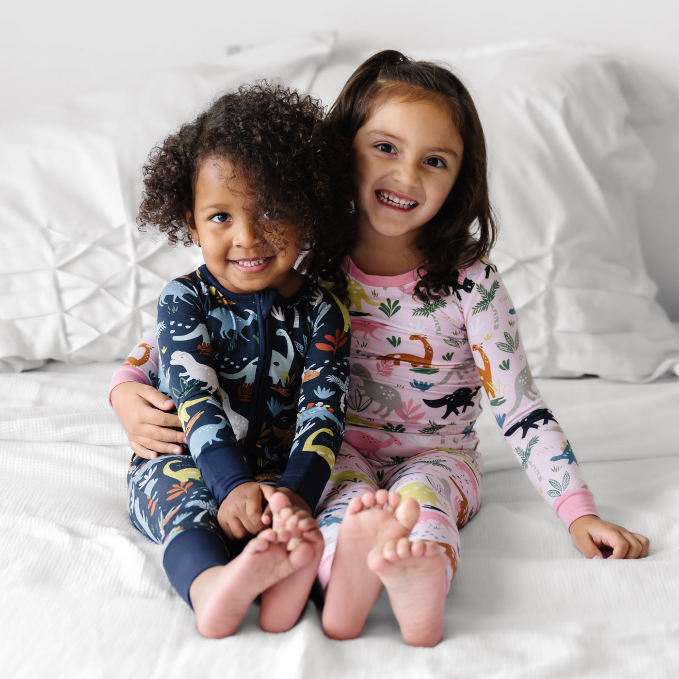 Pink Jurassic Jungle Two-Piece Pajama Set - Image 2