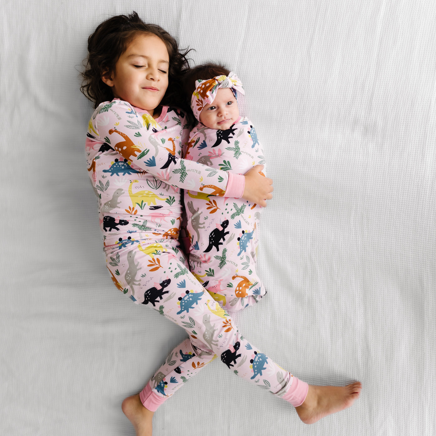 Pink Jurassic Jungle Two-Piece Pajama Set - Image 5