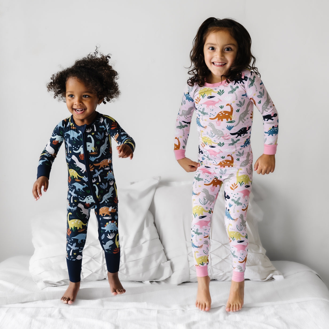Pink Jurassic Jungle Two-Piece Pajama Set - Image 6