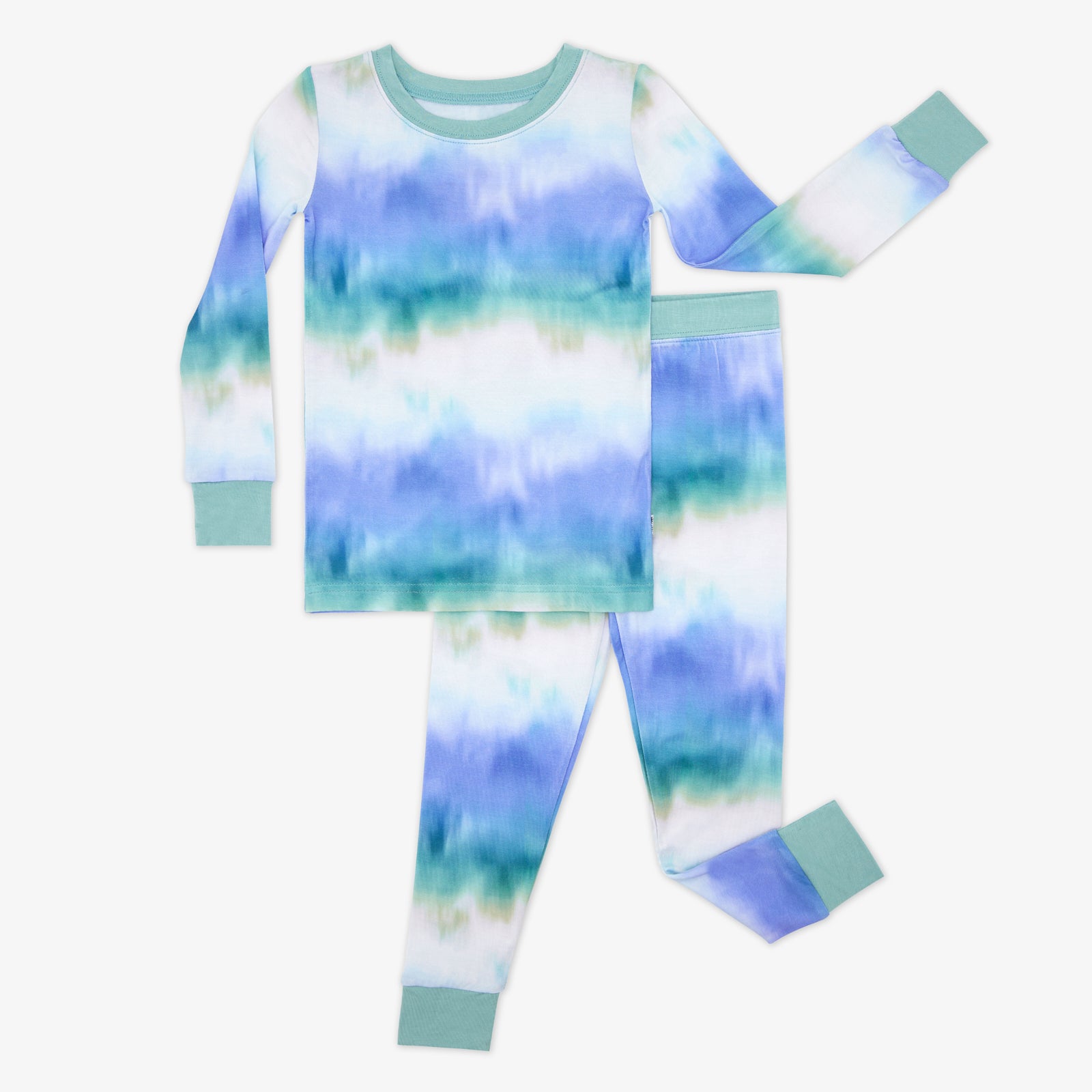 Blue Cosmic Mist Two-Piece Pajama Set - Image 5