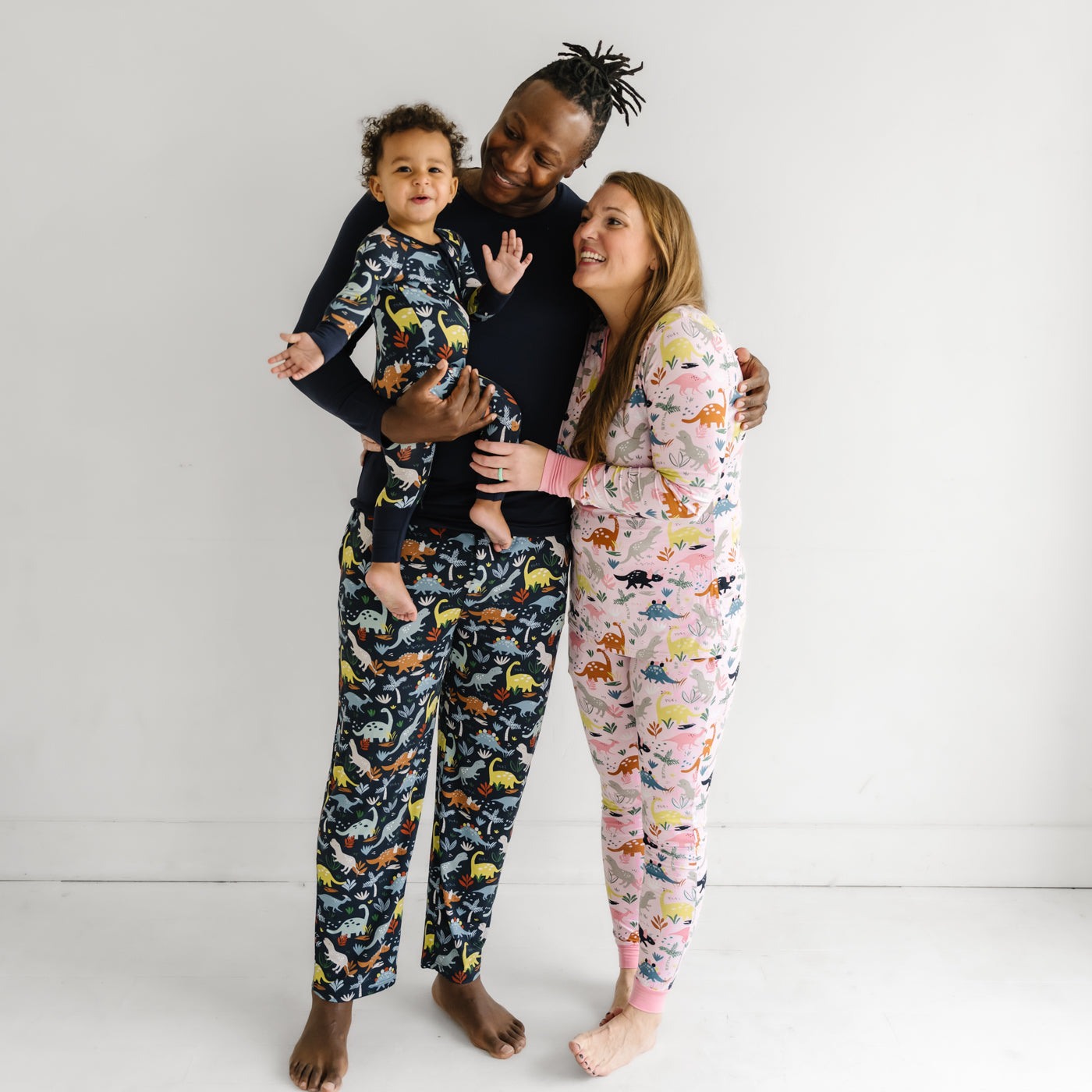 Pink Jurassic Jungle Women's Pajama Pants - Image 3