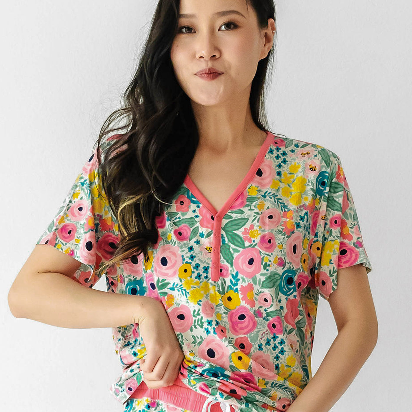 Secret Garden Women's Short Sleeve Pajama Top - Image 2