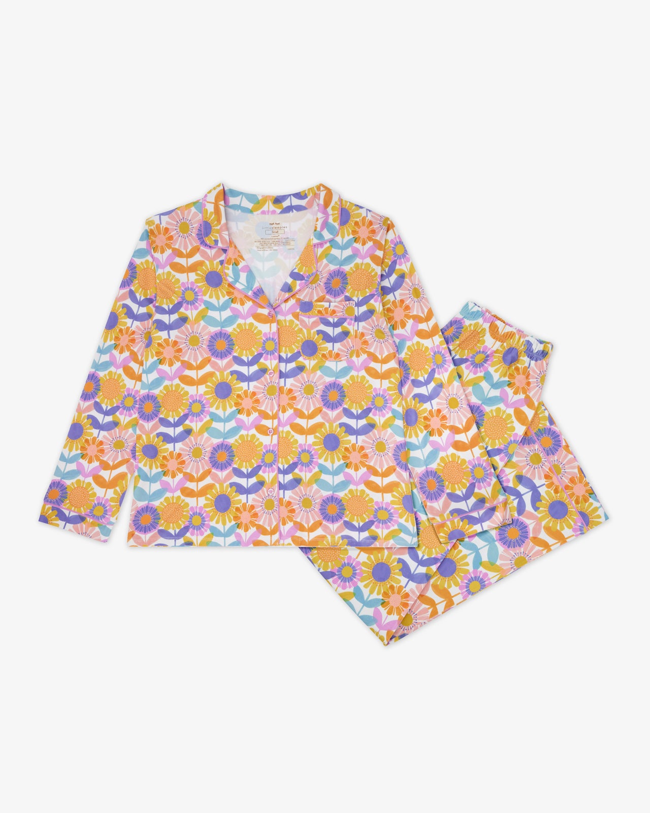 Petal Power Women's Long Sleeve Pajama Set - Image 6